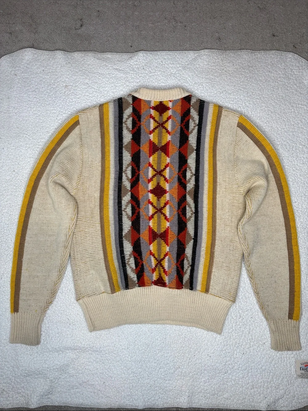Vintage Pendleton Colorful Knit Wool Sweater: Size Medium